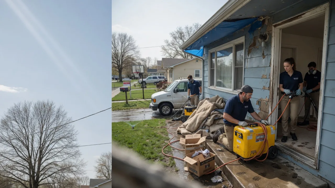 Basement Flood Cleanup in Jerseyville, IL near me